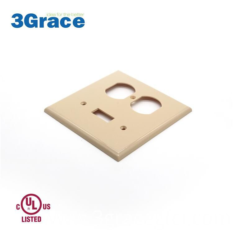 2 Gang Receptacle Wall Plate1