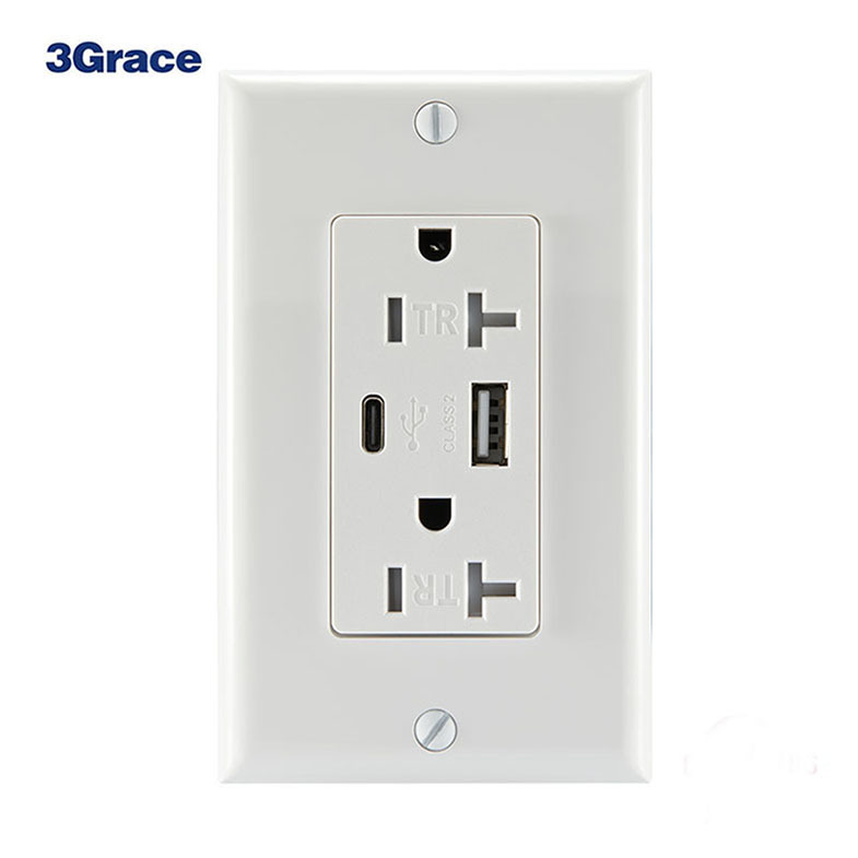 American Duplex 2.1A USB Charger Type-A Socket Receptacle